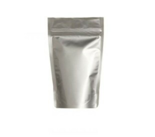 Saquinho ZipLock em Aluminio - 12 x 8,5 x 4,5 cm - 5 unidades