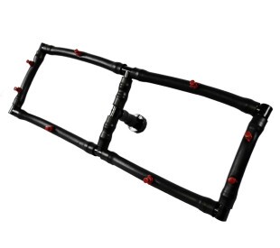 Conector Retangular c/ Aspersores p/ Aero Clonadora - 32 Clones