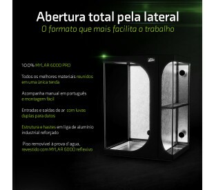 Tenda de Cultivo - 3 in 1- 150x120x200 cm - Black Series – Sun Garden