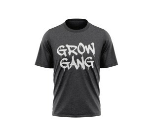 Camiseta Grow Gang - Mescla Chumbo 
