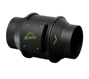Exaustor Axial In-Line PRO - 125mm - 220v - Black Series - Sun Garden