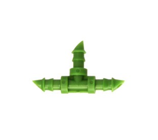 Barbed T - 1/4" - Unidade - FloraFlex