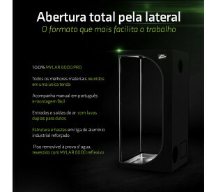 Tenda de Cultivo - 100x100x200 cm - Black Series – Sun Garden