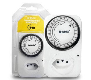 Timer Temporizador Analógico Liga/Desliga - Bivolt - B-MAX