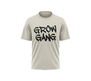 Camiseta Grow Gang - Mescla Branca