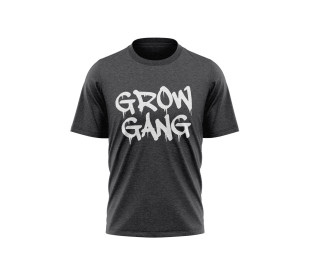 Camiseta Grow Gang - Mescla Chumbo