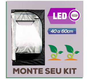 Kit Cabine de Cultivo com LED - 40 a 60cm