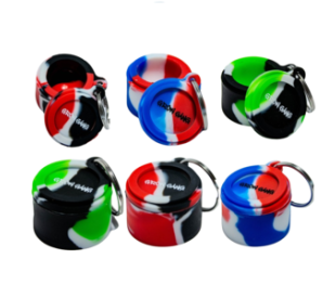 Slick de Silicone Redondo Chaveiro