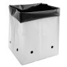 BLACK & WHITE PLASTIC GROW BAG