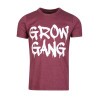 Camiseta Grow Gang - Mescla Bordô