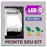 Kit Cabine de Cultivo com LED - 40 a 60cm
