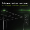 Kit tenda de cultivo 120x120