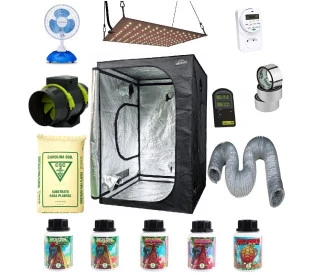 Kit Cultivo Indoor com HN - 100x100cm - Completo