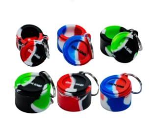 Slick de Silicone Redondo Chaveiro