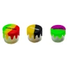 Slick de Vidro com Tampa de Silicone - Tie Dye - 5ml - Grow Gang